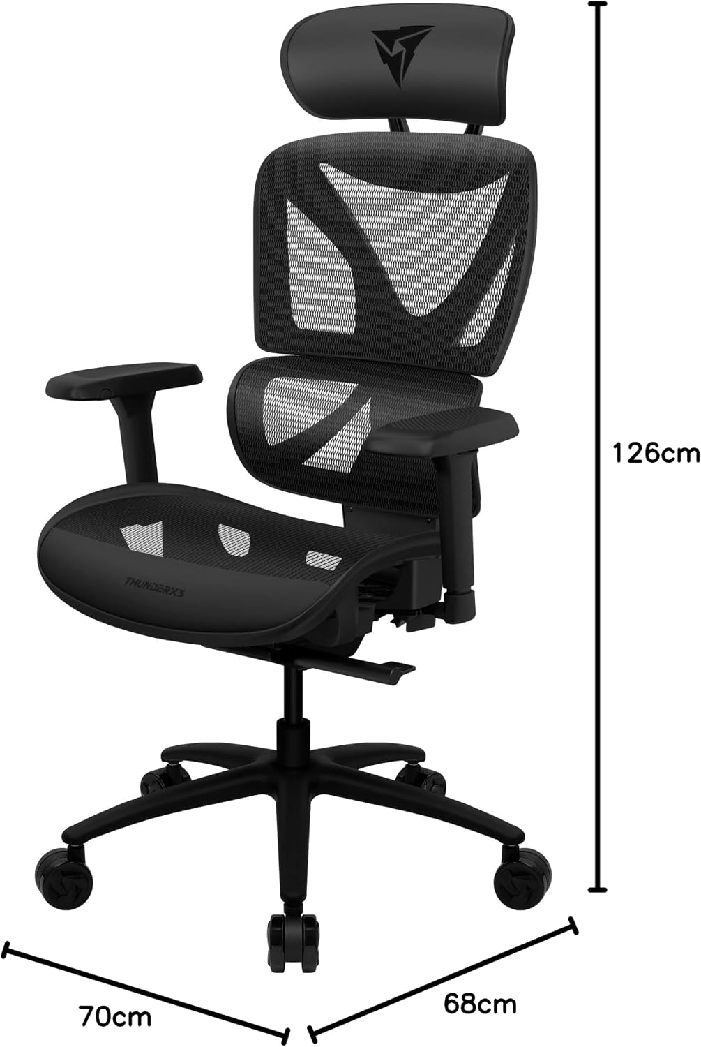 Cadeira ergonômica ThunderX3 XTC Mesh