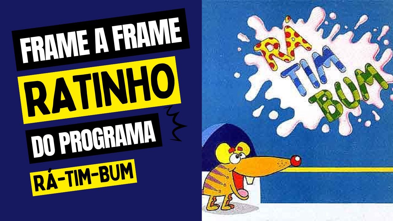 [Animação] Quem lembra do rato da entrada do programa Rá-Tim-Bum?