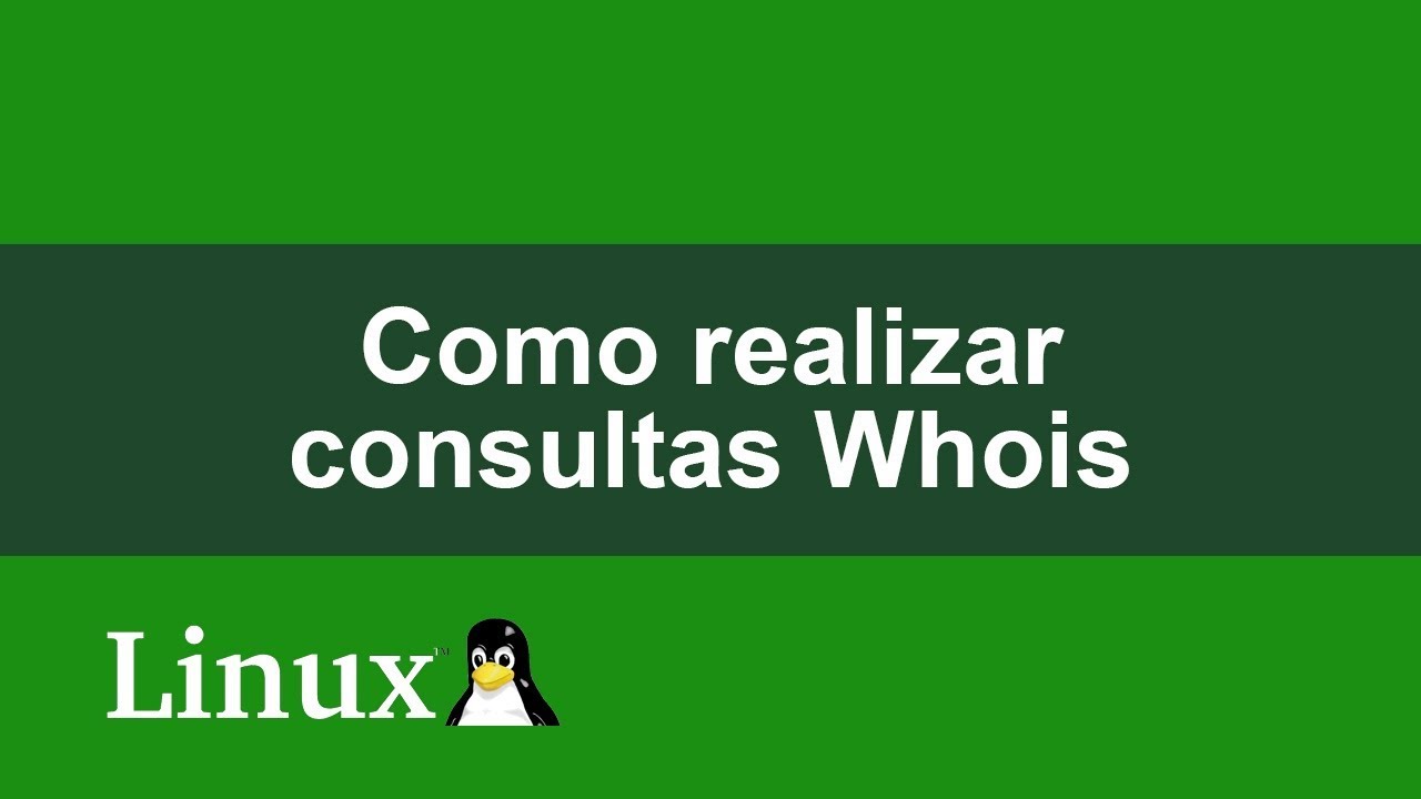 Como realizar consultas Whois no Linux