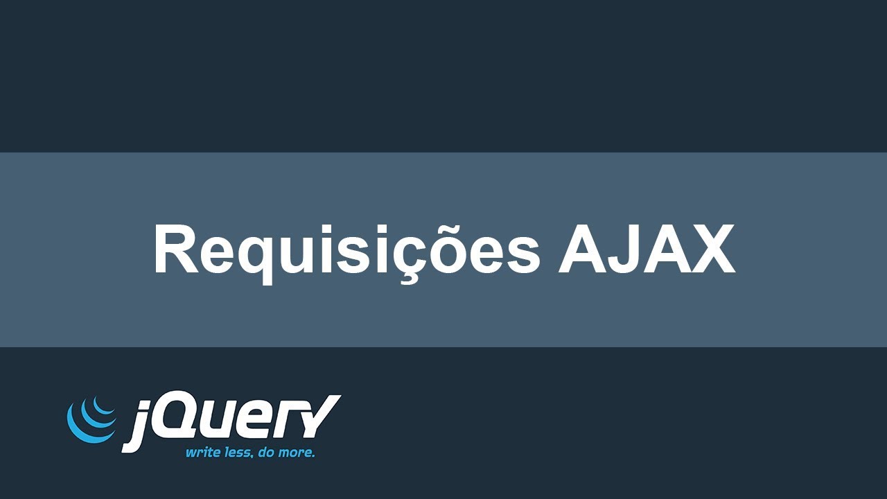 Requisição AJAX usando o método $.ajax