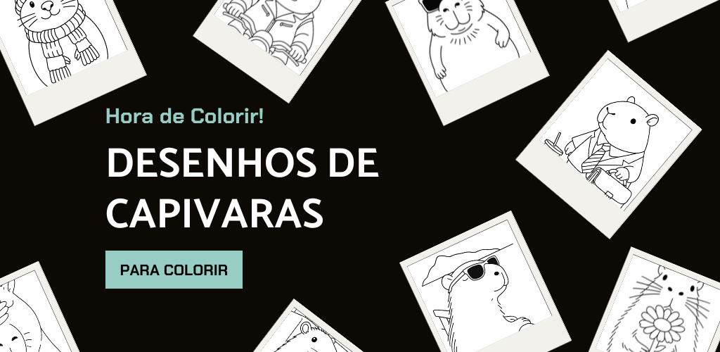 Desenhos de capivaras