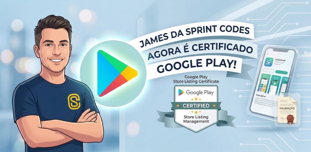 A Sprint Codes Eleva o Nível: Agora com Certificação Oficial Google Play