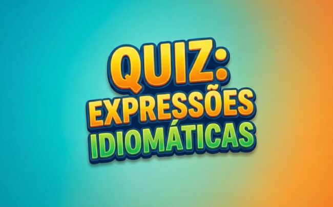 Expressões Idiomáticas
