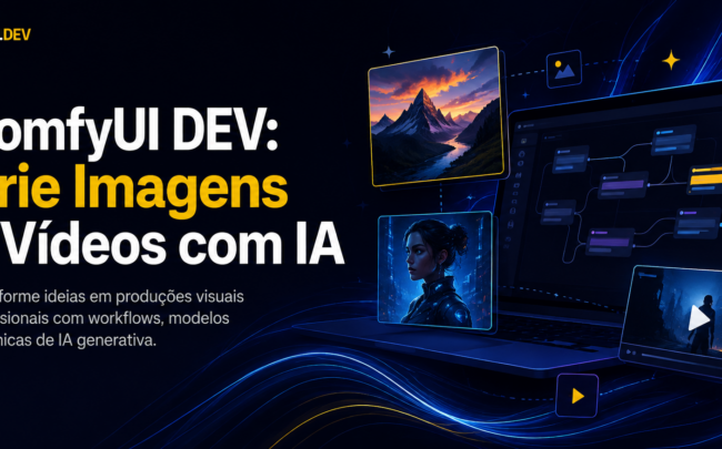 Curso de ComfyUI: aprenda a criar imagens e vídeos com inteligência artificial