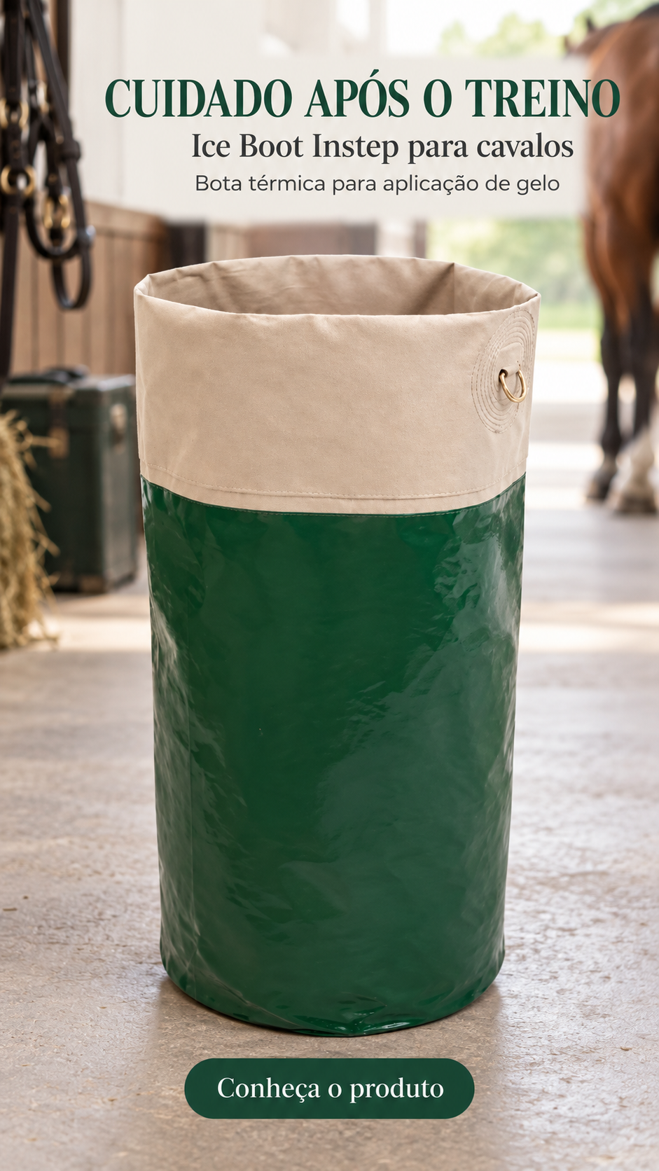 Bota para Tratamento com Gelo para Cavalo