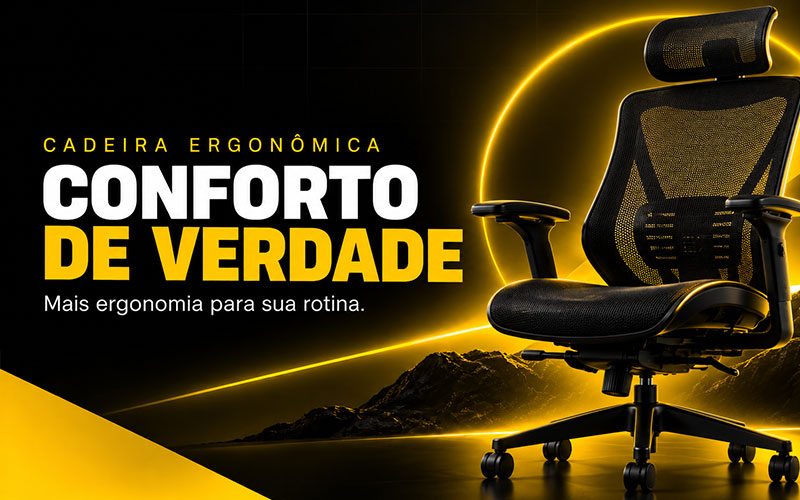 Cadeira ergonômica ThunderX3 XTC Mesh