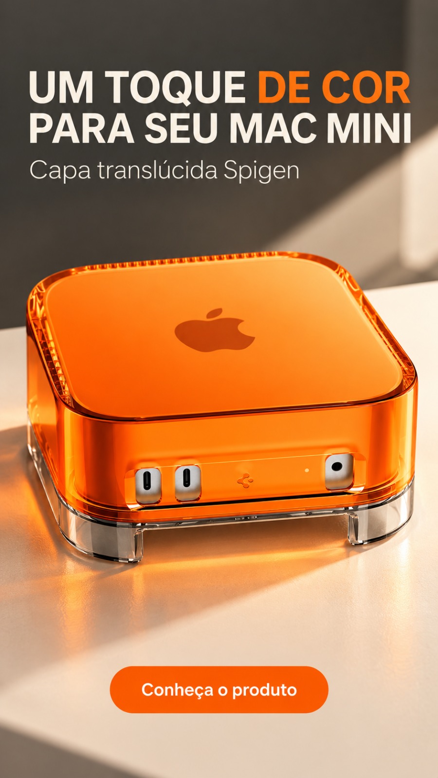 Spigen Capa de filtro transparente para Mac mini