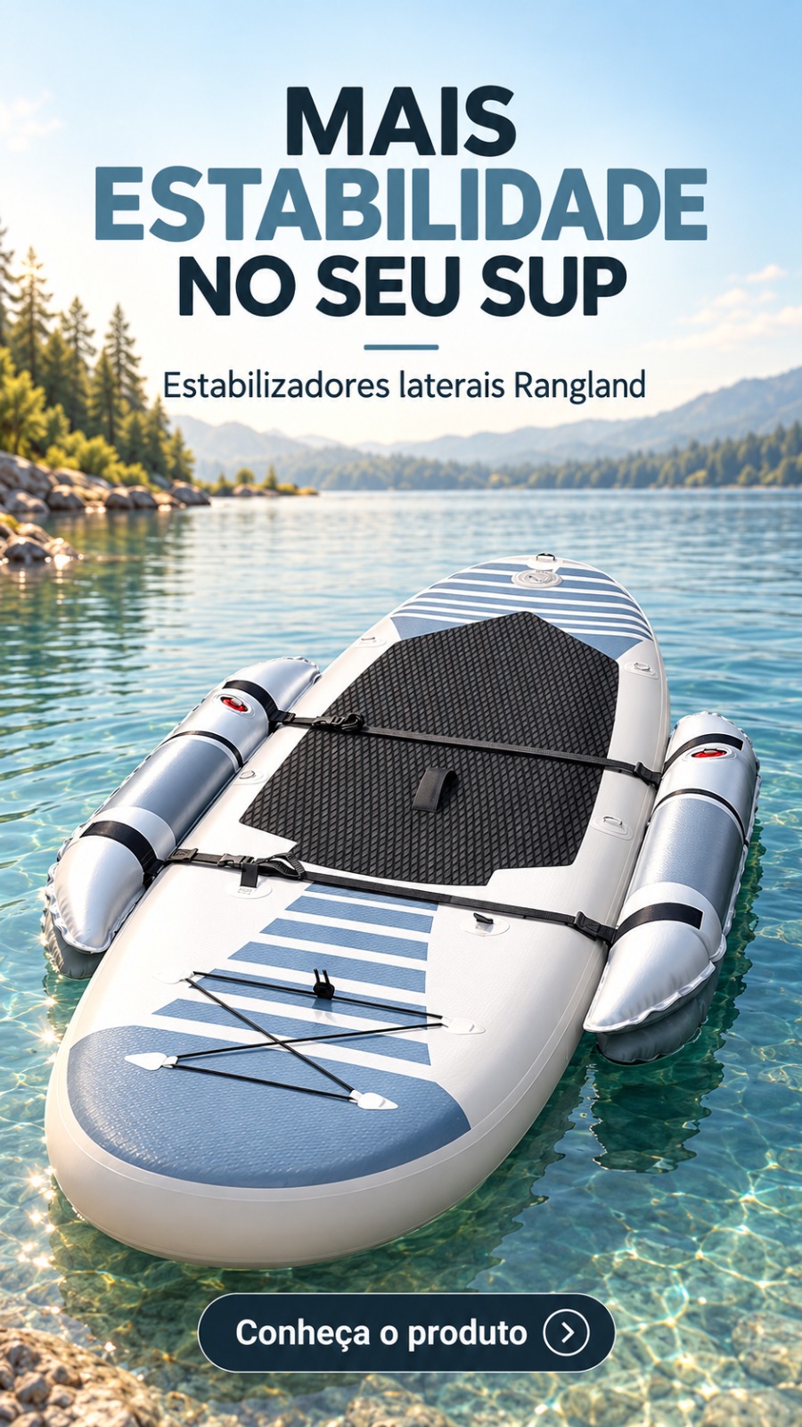 Estabilizadores rangland para pranchas de stand-up paddle