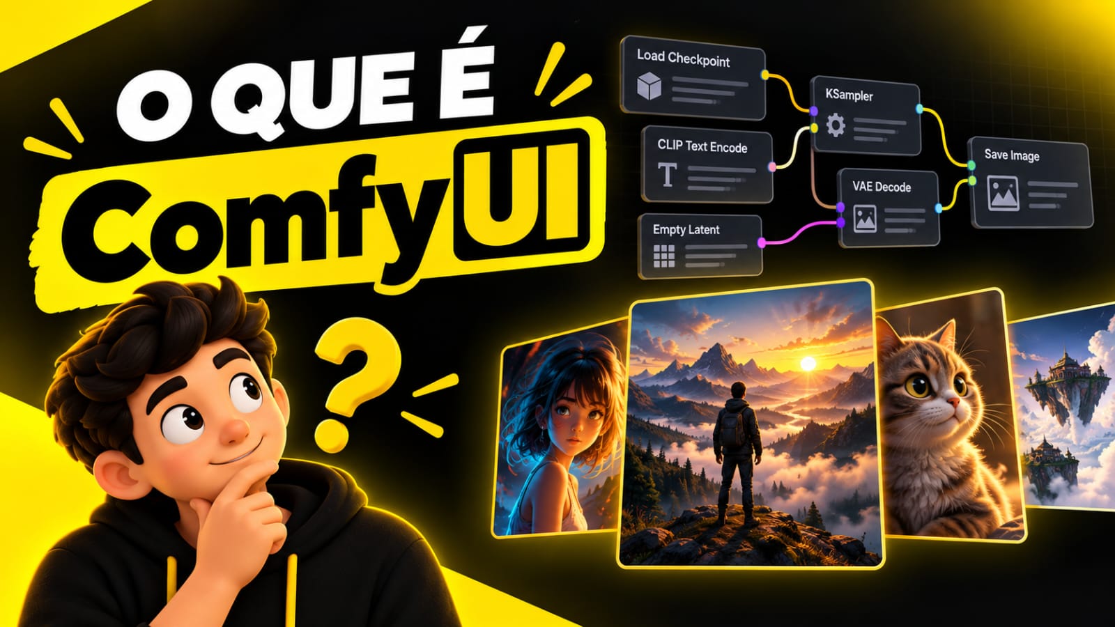 Tudo Sobre ComfyUI: aprenda inteligência artificial do zero