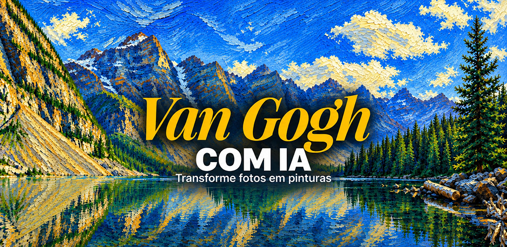 Prompt para transformar fotos em pinturas de Van Gogh